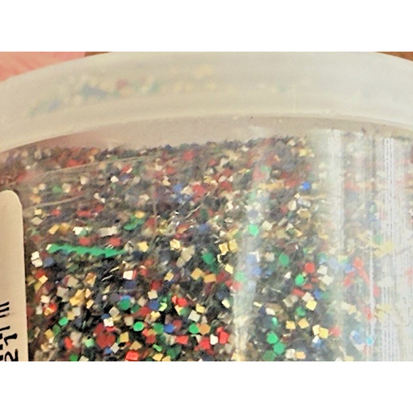 Vintage Glitter Multi-color Shaker Craft House 4 oz RED BLUE GREEN GOLD SILVER - Picture 6 of 8